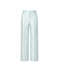 Azure raw silk No. 57 pants