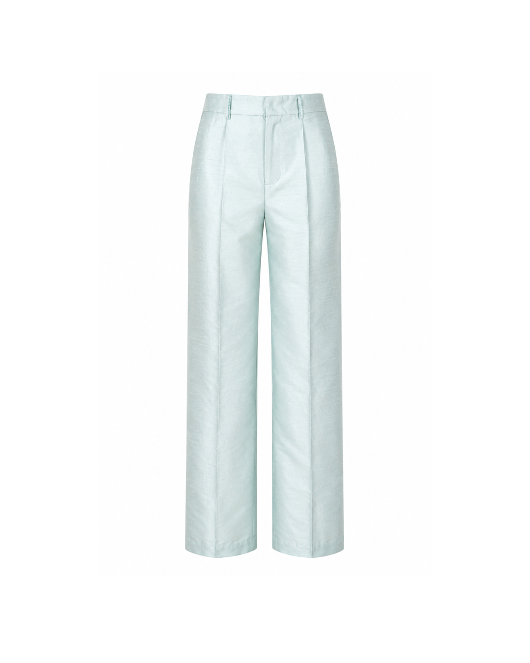 Azure raw silk No. 57 pants
