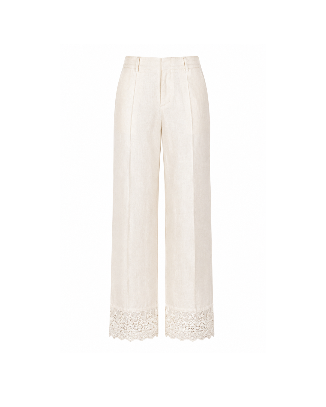 Lace hem cotton no.57 pants