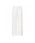Ivory raw silk no.57 pants