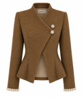 Tweed Peplum Blazer
