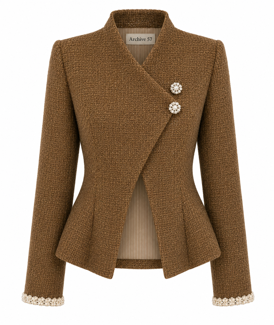 Tweed Peplum Blazer